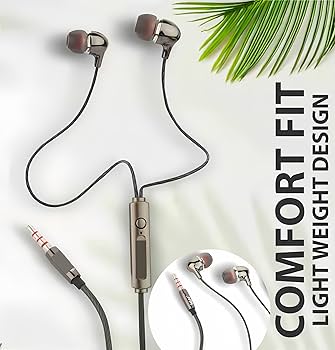 **"Handfree | Hand Free | Handsfree Earphones | High Bass Stereo Sound | Clear Mic | Comfortable Fit Wired Earphones for Mobile & Laptop"**