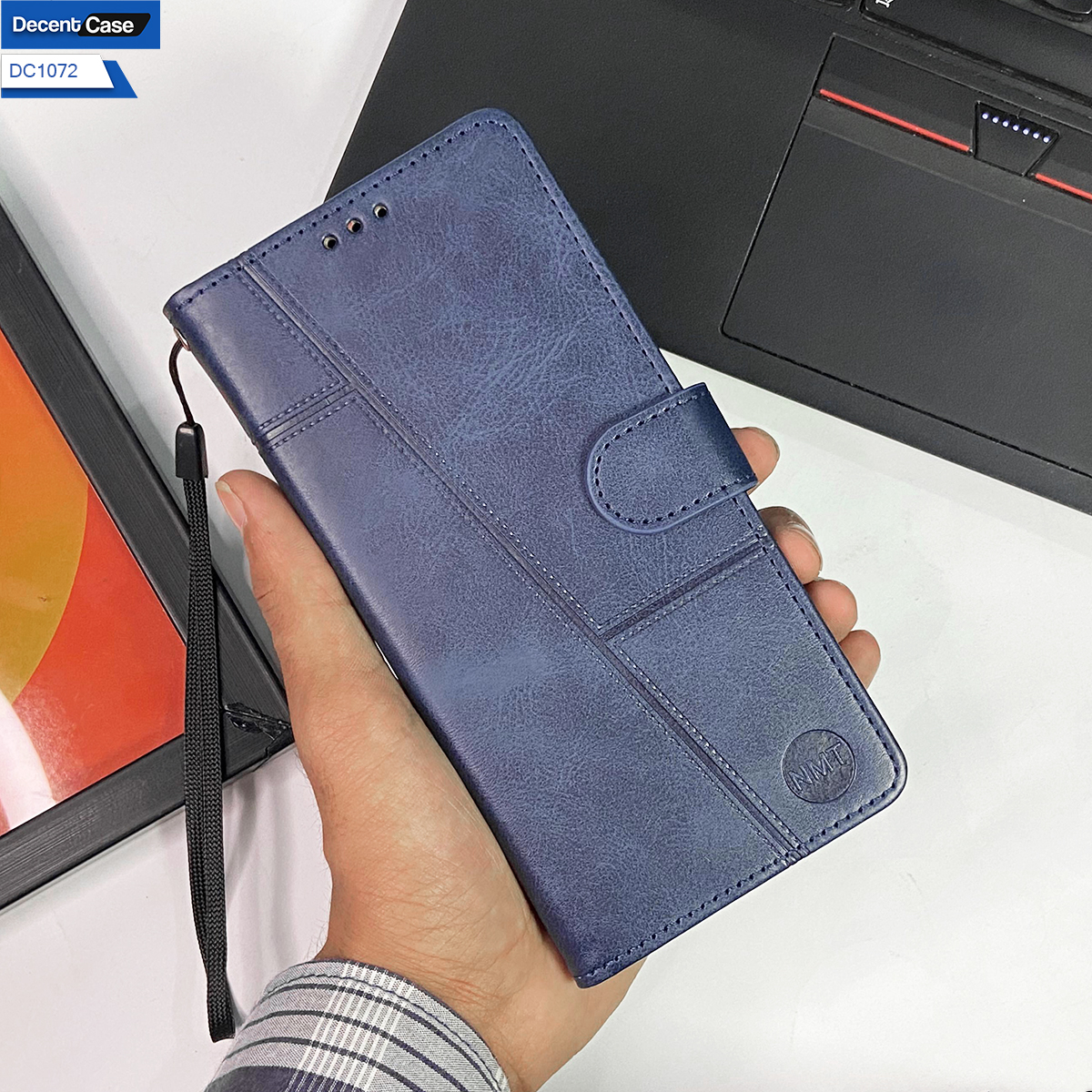 Samsung Galaxy A17 book cover with multi card pockets