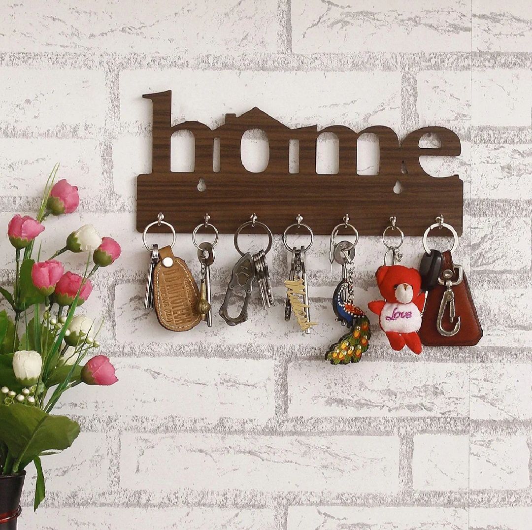 Wooden home Wall keychain holder wall mounted key holder wall decor key hanger wall hanging key stand key holder wall decor