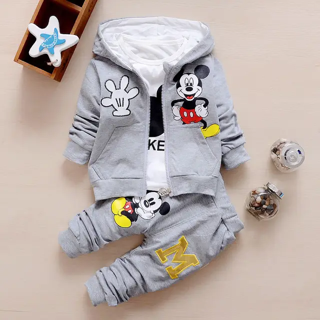 3 Pieces Suit Zipper/Hoodie Sweatshirt Pajama/Trousers With T-shirt For Kids Baby Boys And Baby Girls Imported Comfy Winter Warm Top Clothes Sets Dresses Outfit Traksuit Jannat Place