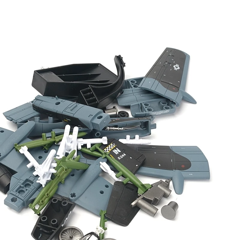 Series Building Blocks A-10 Thunderbolt II Support Attack Aircraft Model F14 Tomcat Fighter Toys Kids Boy Birthday