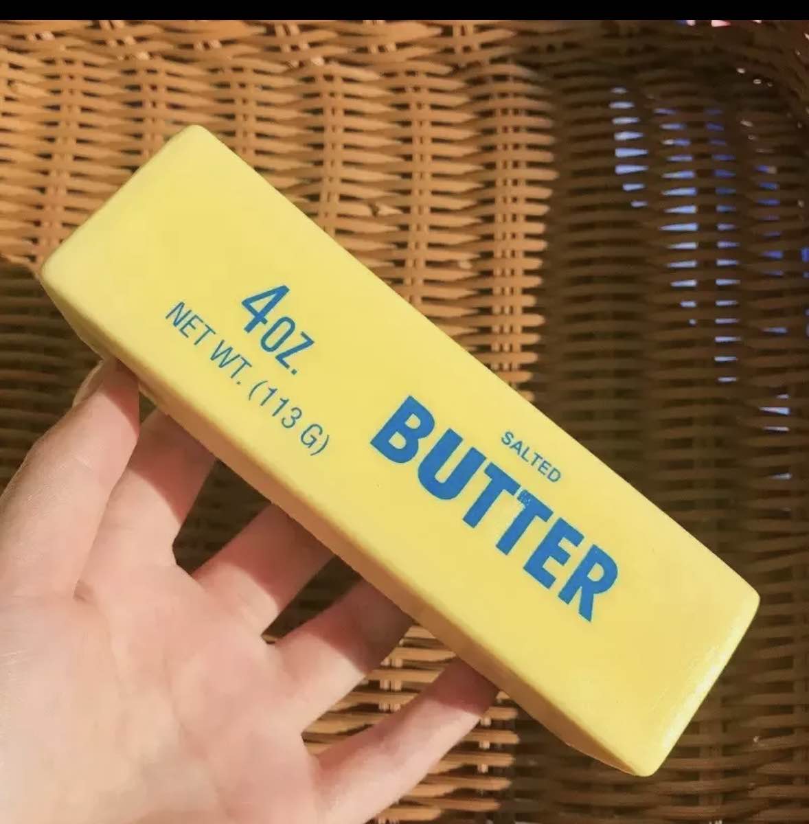 Butter Stick Milk Strip Squishy Toy Slow Rebound Soft Squeeze Stress Relief Toy