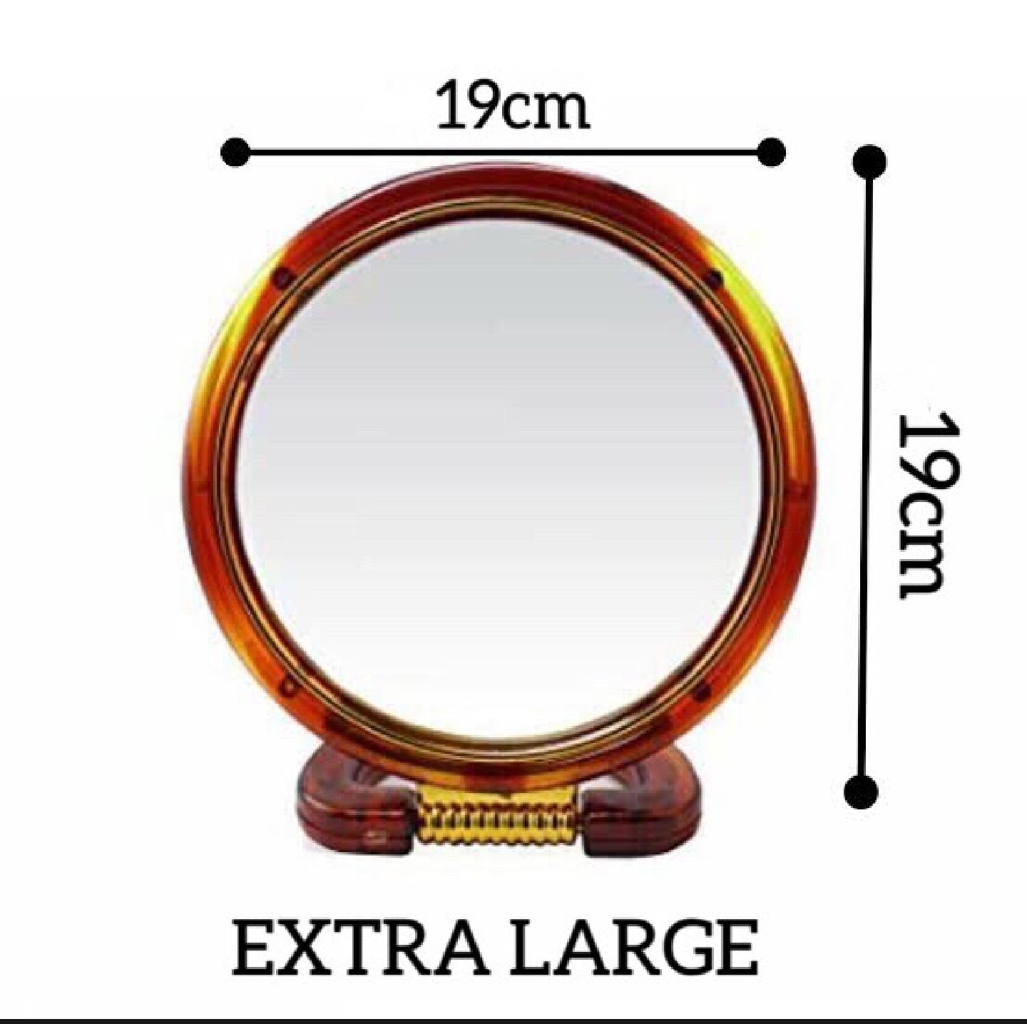 Two sided mirror, magnifying mirror, makeup mirror, pocket mirror, table mirror
