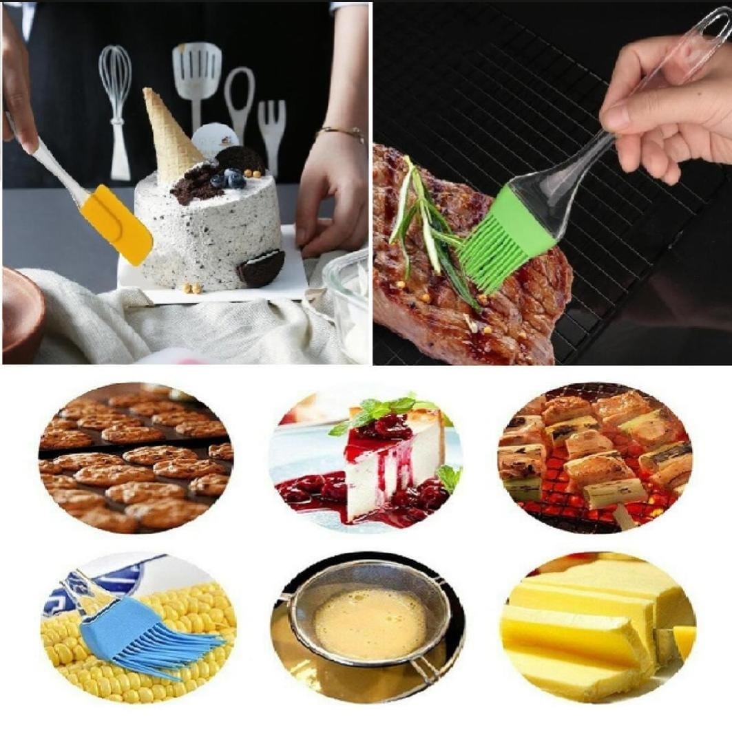 Spatula & BBQ Oil Brush Set