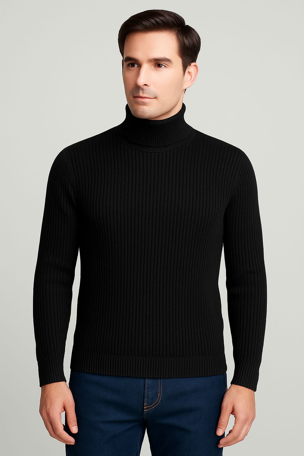High Neck For Men & Boys Slimfit High Neck For Boys. Winter Long sleeves Turtleneck