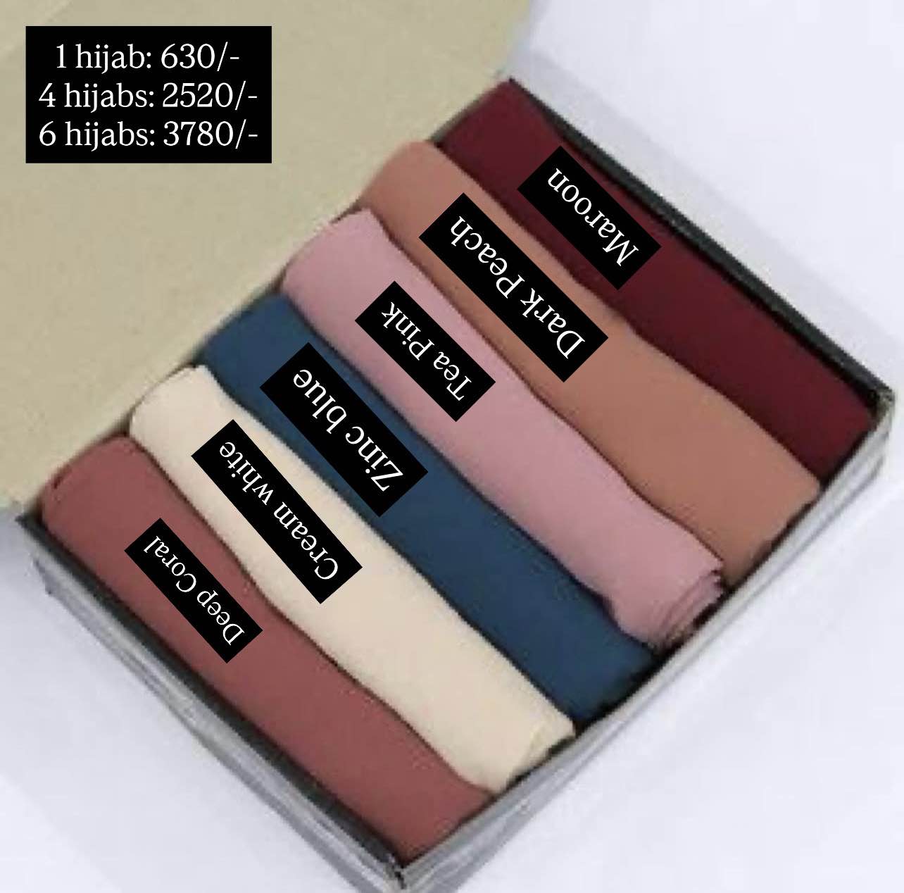 Trending Plain Basic Color Imported China Chiffon Georgette Hijab Stoller for Girls | Women