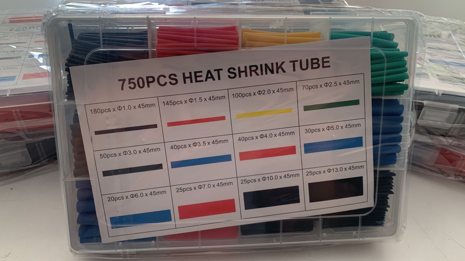 Heat Shrink Tube Kit 328PCS / 560PCS / 750PCS Assorted Sleeving Set | Insulation Tubing Box | Wire Protection Kit | DIY Electronics, Arduino, RC, Automotive