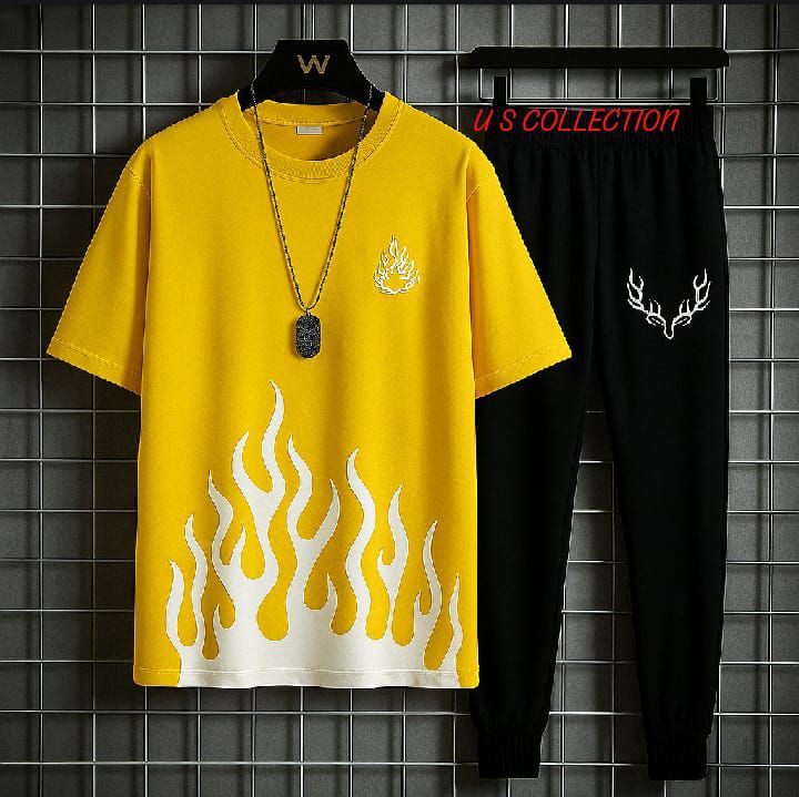 NEW ARRIVAL 2 PC PRINTED SUMMER TRACKSUIT FOR MEN _ SOFT AND COMFORTABLE FABRIC SUMMER TRACKSUIT FOR MEN _TRACKSUIT FOR MEN_ PREMIUM T SHIRT AND TROUSER SET PRINTED SUMMER TRACKSUIT FOR MEN_TRACKSUIT FOR BOYS