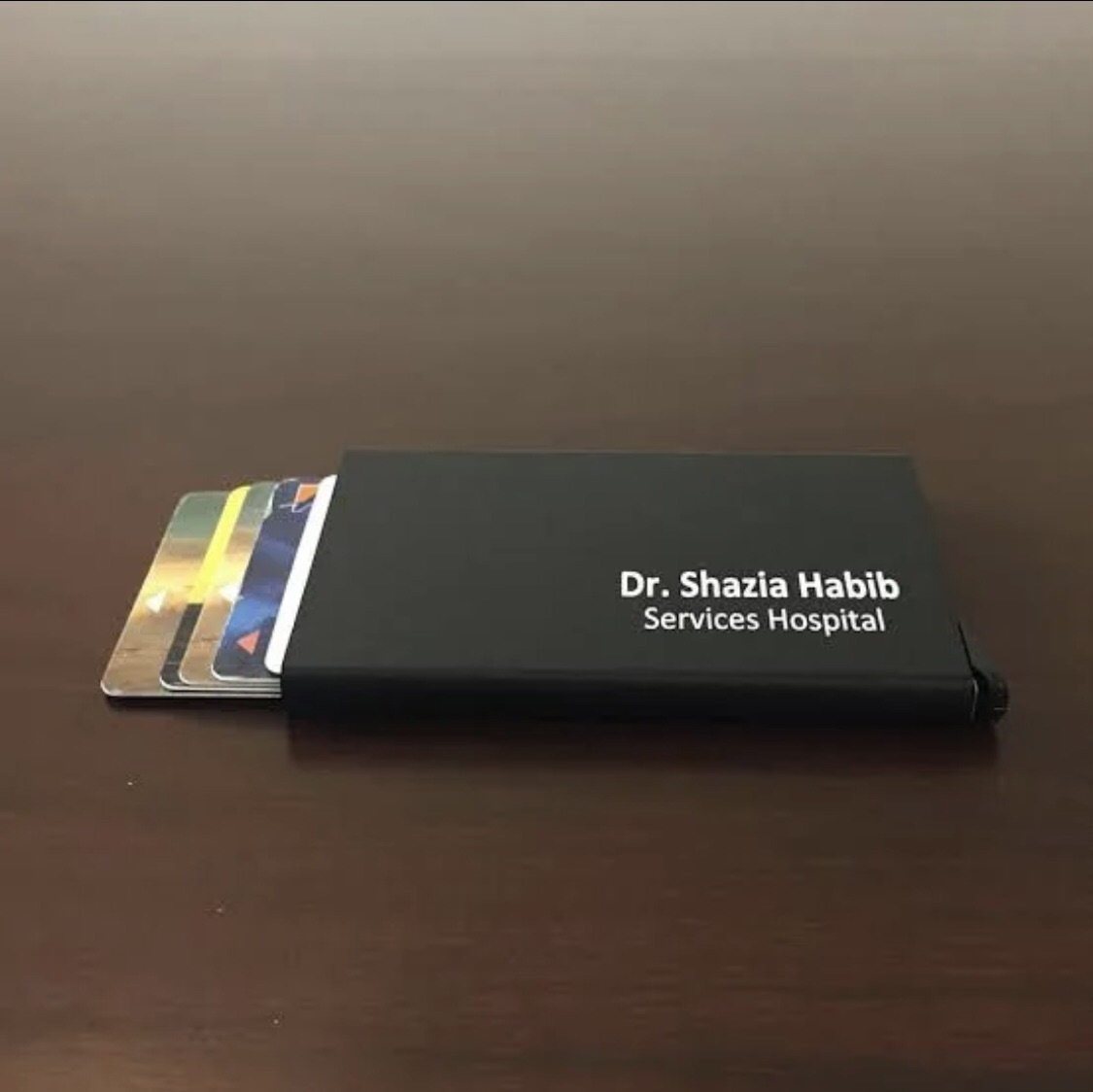 Customised Metal Slim Card Holder