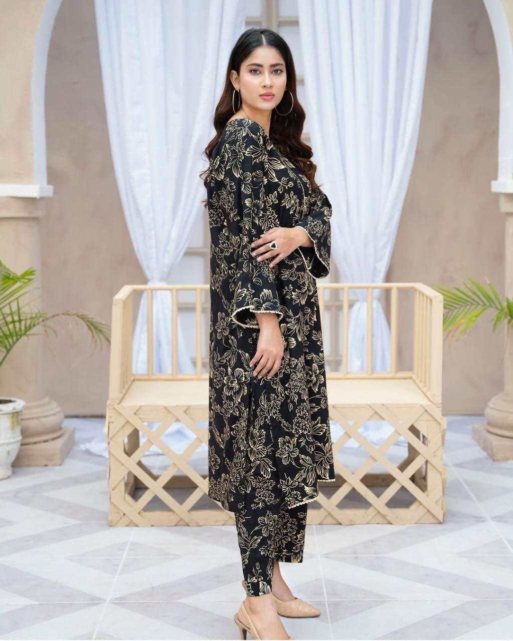 OAK Print linen 2 piece