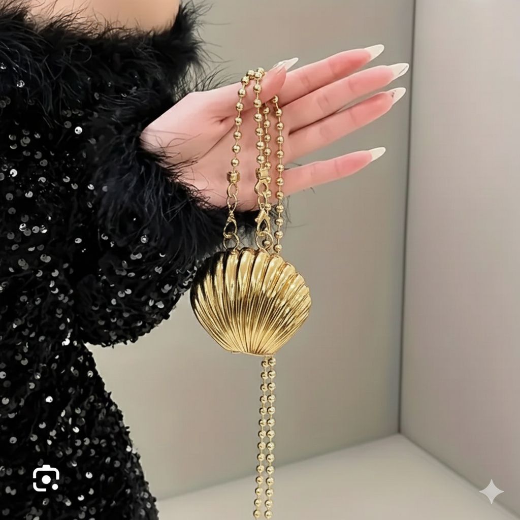 Mini Acrylic Clutch Crossbody for Girls – Moon, Oval, Heart, Flower, Shell & Bow Shapes | Luxury Evening Handbag for Eid, Party, Wedding & Formal Events