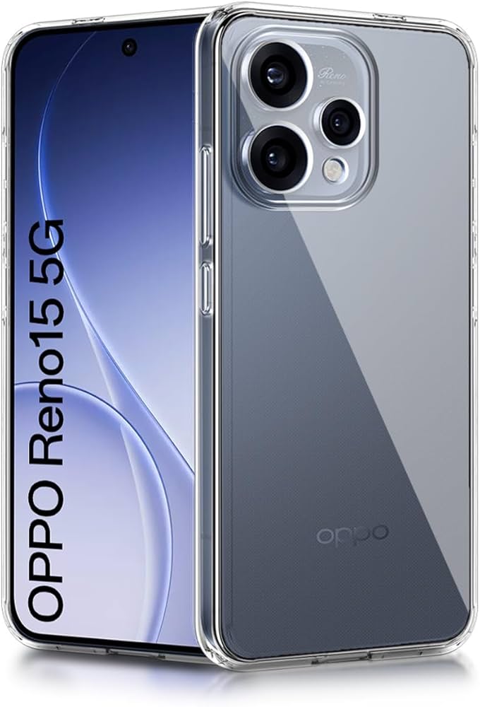 Oppo Reno 15 Cover New Ultra Thin Soft Tpu Silicon Dust Proof Transparent Back Cover