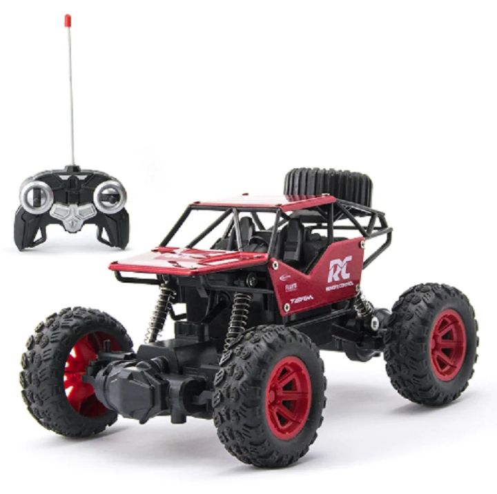 Remote control off road rock crawler car for kids joystick controller, rechargeable batteries,shocking car