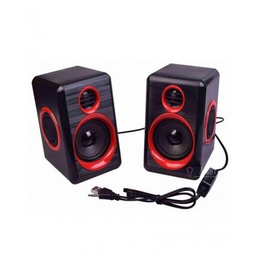 HOTMAI HN-86 Multimedia Speaker 2.0 Inch High Sound Quality For Laptop / Pc / Led / Lcd Set of 2 Pair