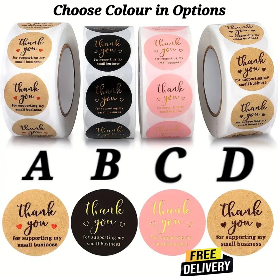 Thankyou stickers for business - Thankyou stickers for small business - thank you stickers for packing orders