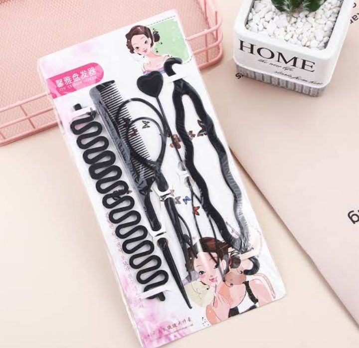 hair style tools(set of 6 PCs) hair accessories for girls