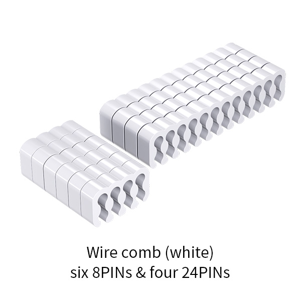 LDPCSJ Cable Comb Computer Power Supply Module Cable Comb Motherboard 24PIN Cable Organizer CPU Graphics Card Cable Clamp