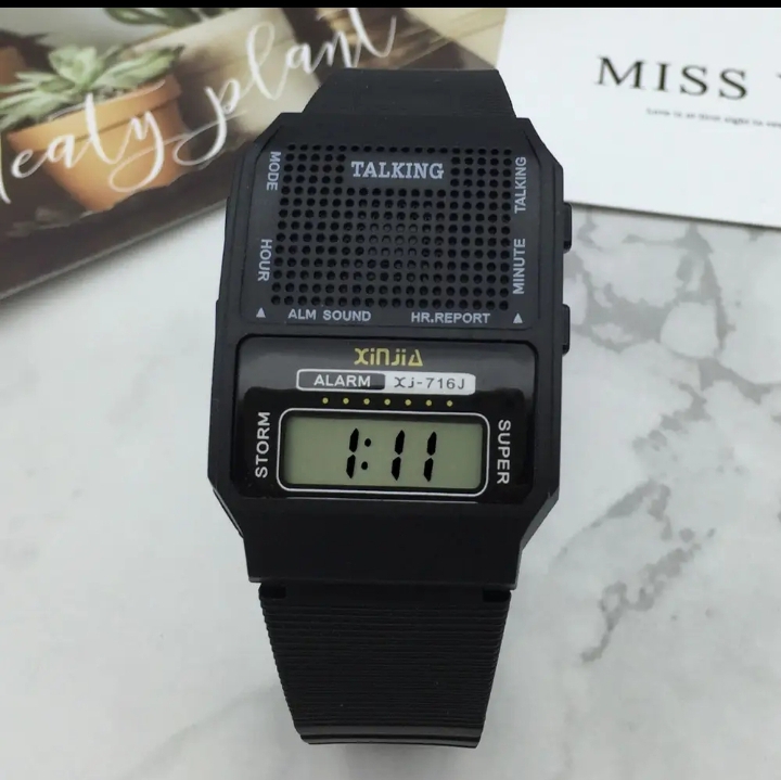 Talking Time Watch for Blinds Alarm Blind Watch for men's and women's Accessible Talking watch for Blind Peoples.