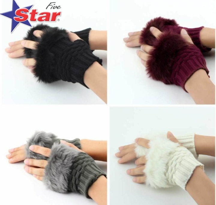 Wool Knitted Winter Thermal Warm and Comfortable Fingerless Gloves Mittens Winter accessories Hand Warmer Mitten Gloves Winter collection