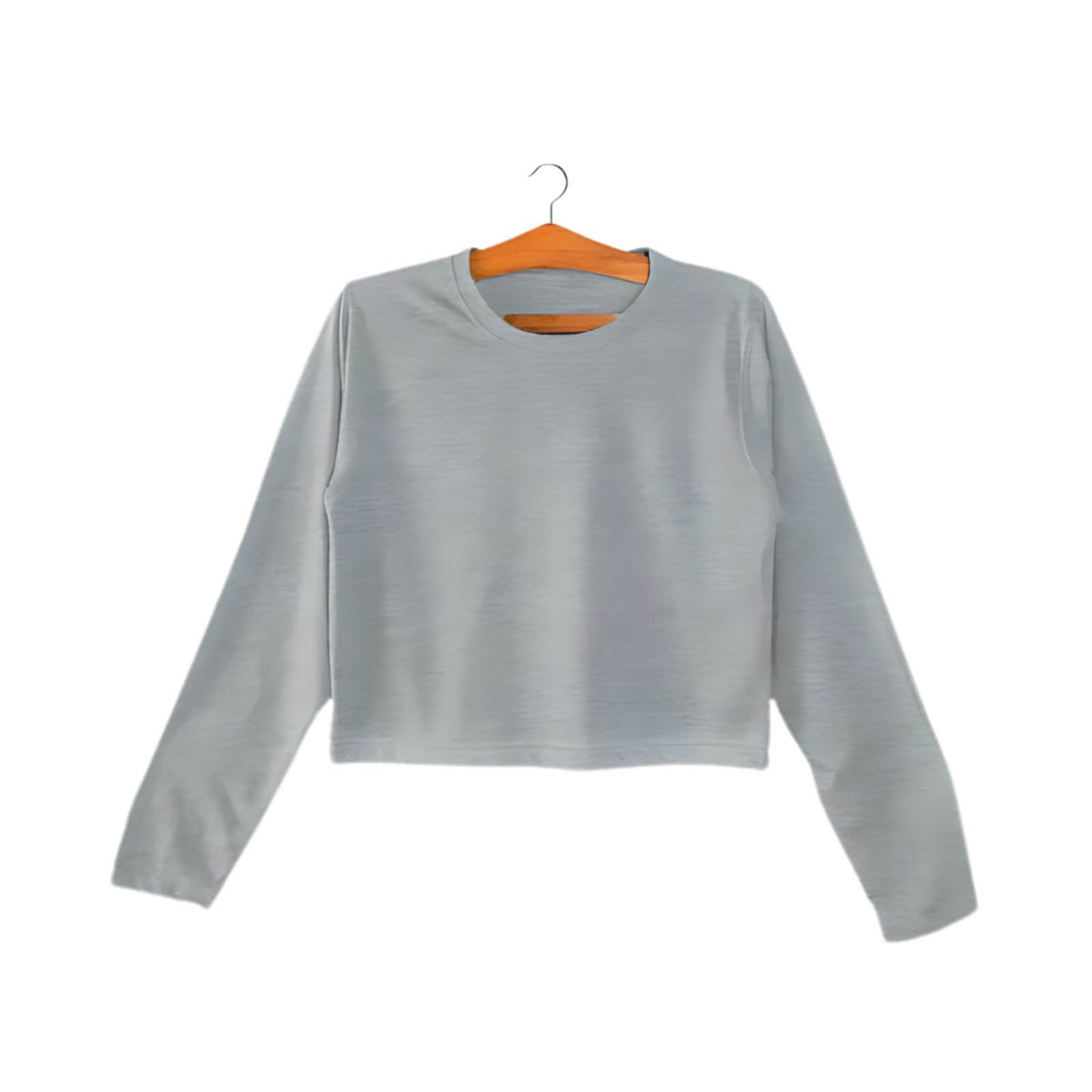 THE VINTAGE CLOTHING NEW TRENDY COLLECTION IMPORTED HIGH QUALITY PLANE CROP FULL TSHIRT FOR WOMENS AND GIRLS - New Launch Jan 2025 - Crop Top