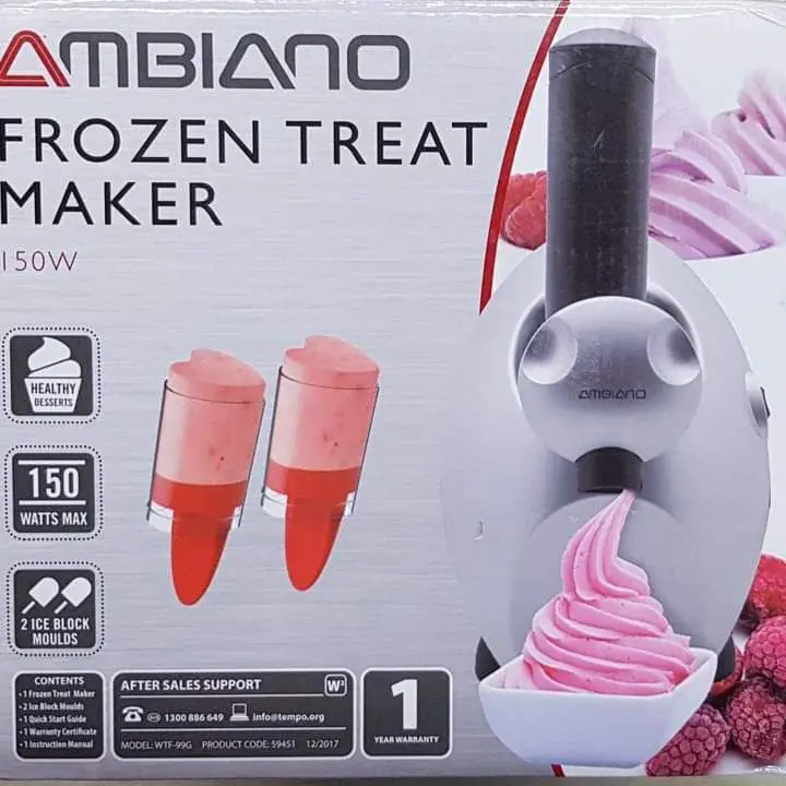 Ice cream maker discount ambiano