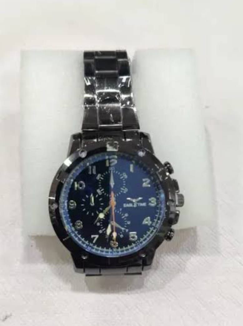 Pack Of 2 Top Fashion Men's Luxury Watches Deal   -Elegant Mens Casual Watch +Chain Braclate For Men -High Quality Business Watch  In  Random dial Design