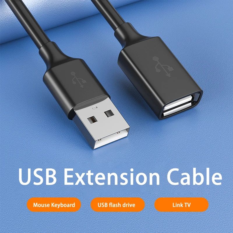 USB Extension Cable Male to Female 1.5 Meter USB 3.0 High-Speed Data Extender Cord for Smart TV, PS4, Xbox, Laptop, Desktop, HDD, SSD, PC – Fast Charging & Data Transfer Wire