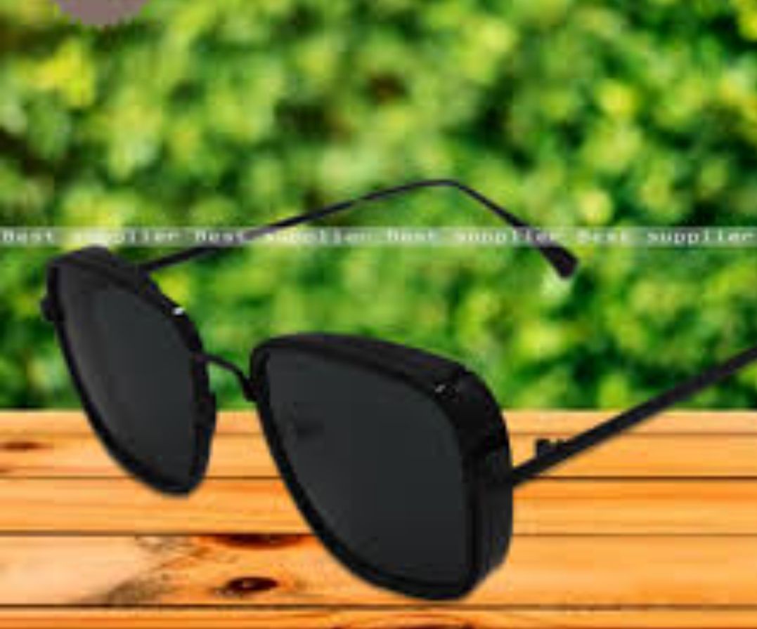 Black Metal Kabir Sing Sunglass For Men Top Fashion Metal Sunglasses For Men -Ratro Square Black Sunglasses For Boys And Men