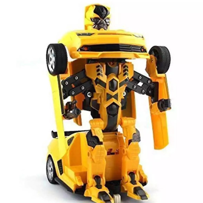 Transformers Robot Dancing Car With Led Lights & Music For Kids