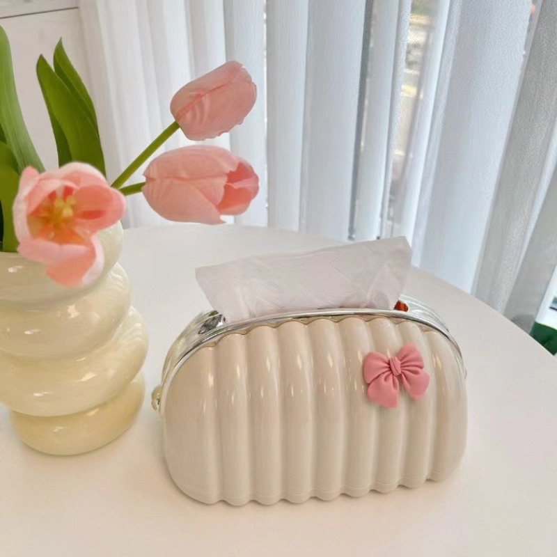 Tissue Box Desktop Organizer Napkin Holder