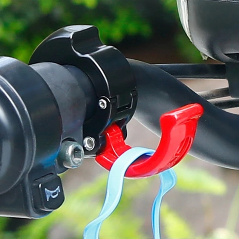 Universal No Drill Bicycle Handlebar Hook Multifunctional Helmet Bag Hanger Cycling Accessory Fit MTB E Bike Road Bike Scooter