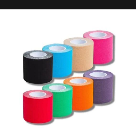 Kinesiology Tape for Pain Relief, Sports Injury,
Physiotherapy, Muscle Support, Waterproof
Athletic Tape for Knee, Shoulder, Back,
Ankle, Elbow, Wrist | KT Tape for Gym, Fitness,
Recovery |5M Roll Latex-Free, Breathable,
Durable kt tape