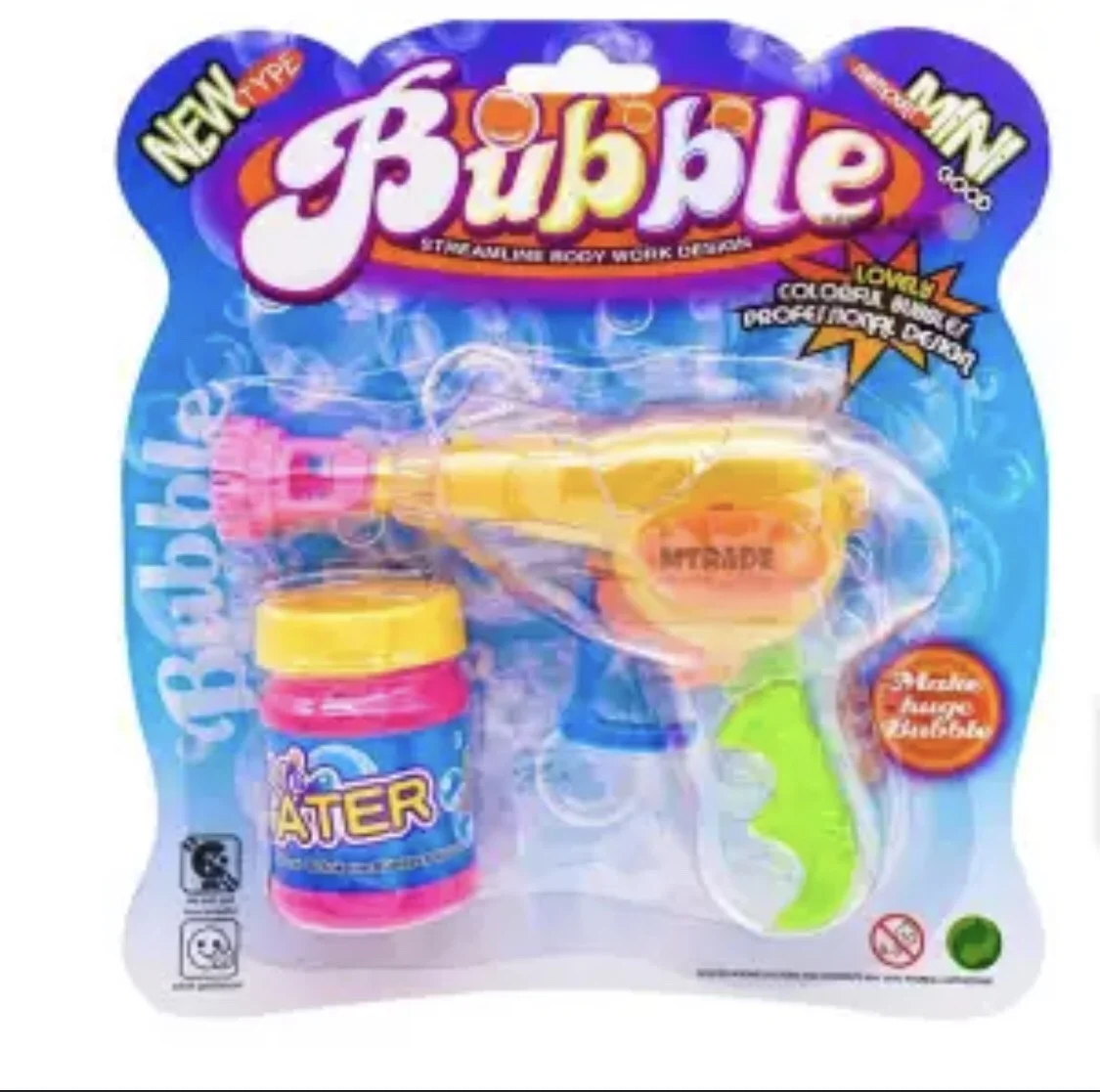 How does a bubble store gun work