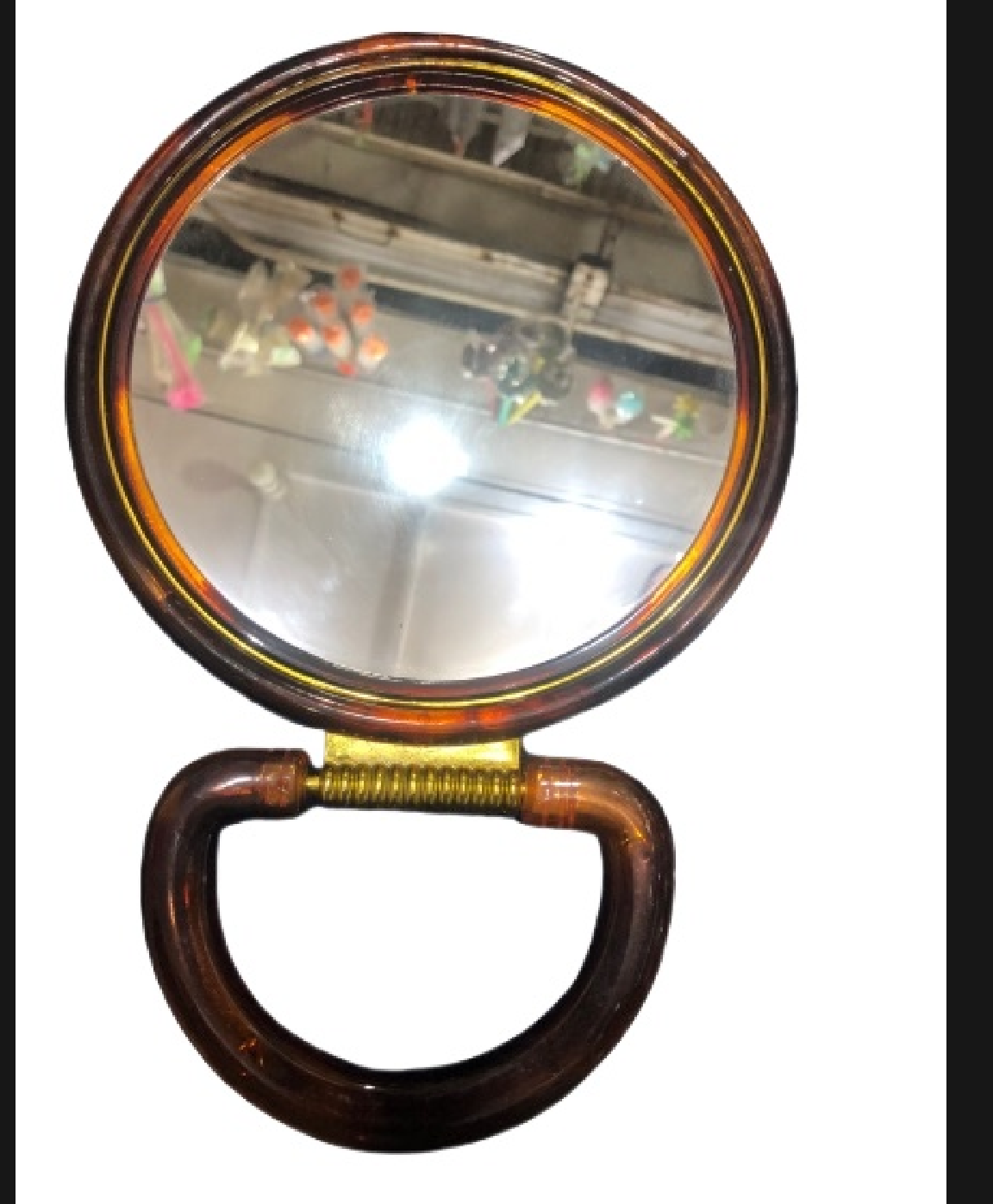 Two sided mirror, magnifying mirror, makeup mirror, pocket mirror, table mirror