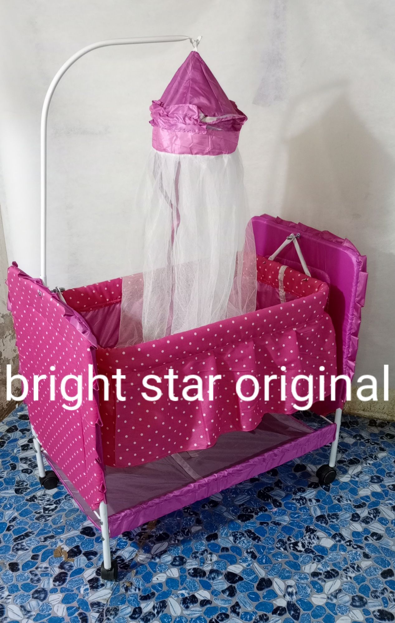 Baby swing and cradle with mosquito net