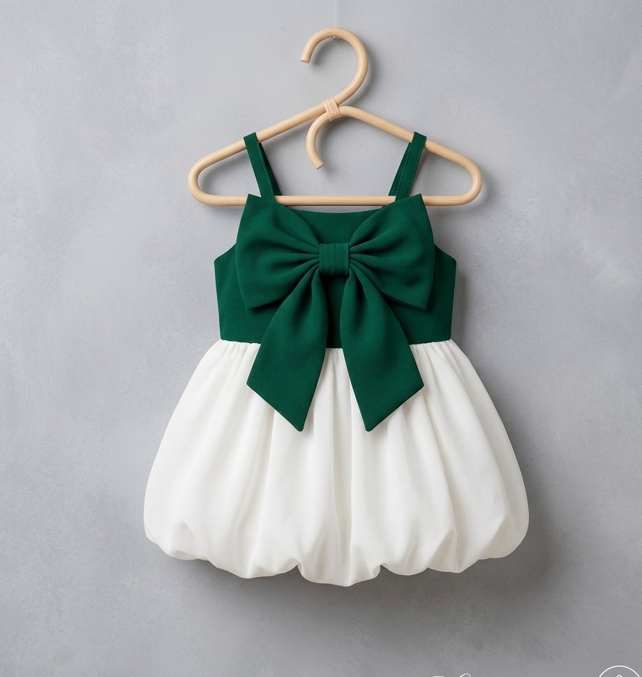 2 piece summer collection baby girl dress 14 August green shirt and white colour trouser