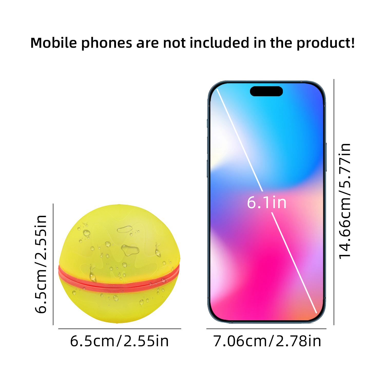 Reusable Silicone Magnetic Water Ball Quick Water Injection For Outdoor Water Fights In Summer Pack Of 6