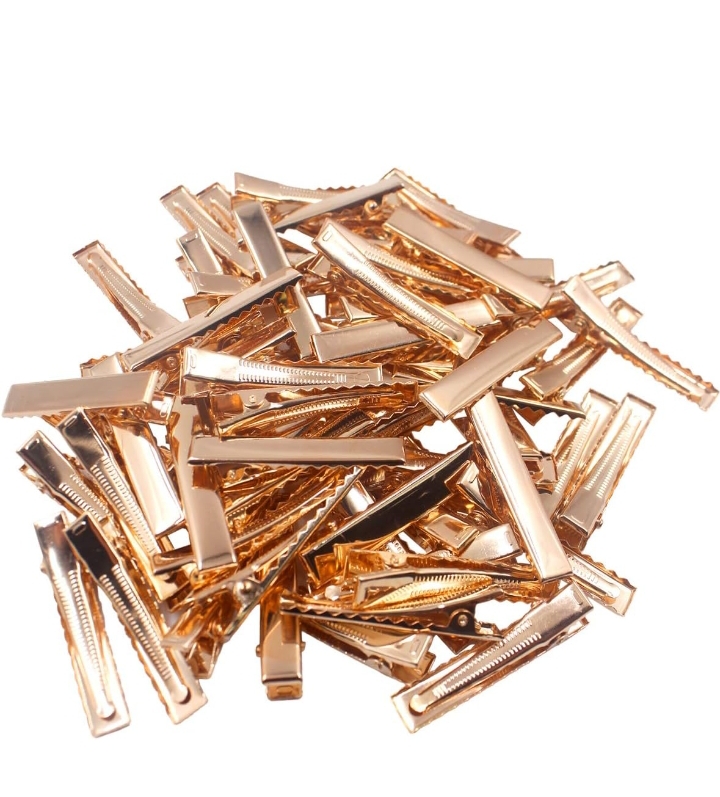 10/20 pcs Metal Alligator Hair Clips Pins Flat Top with Teeth for DIY Hairpins Headdress