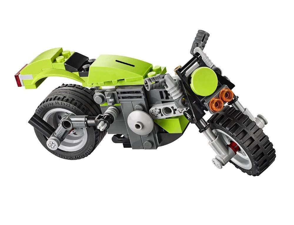 Architect 3In1 Harley Cruiser Motorcycle Building Block Brick Diy Bike Block Toy Model Mini Blocks Assembled Children'S Building Blocks Educational Toys|Multicolor