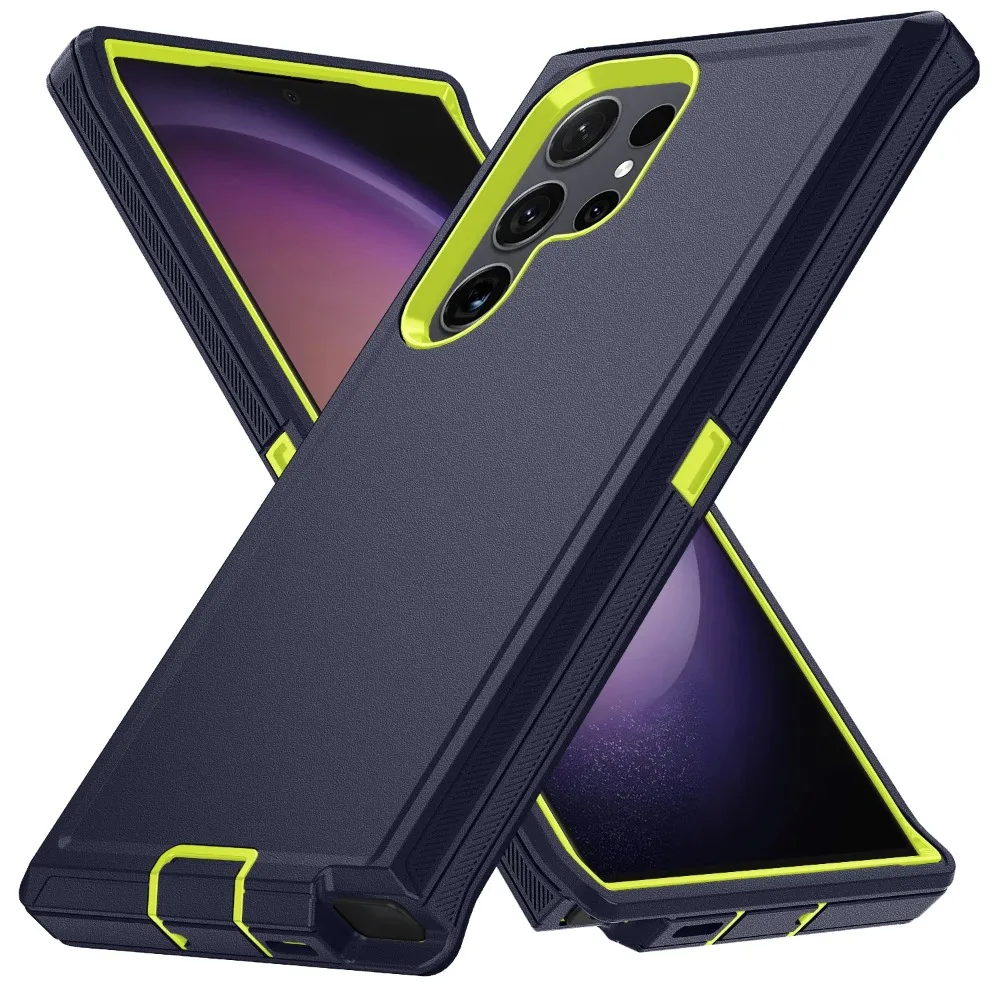 Rugged  Armor Anti-Drop Phone Case For   S26 S25 S24 S23 S22 S21 FE Plus Note 20 Ultra OTT PC+TPU HardCover