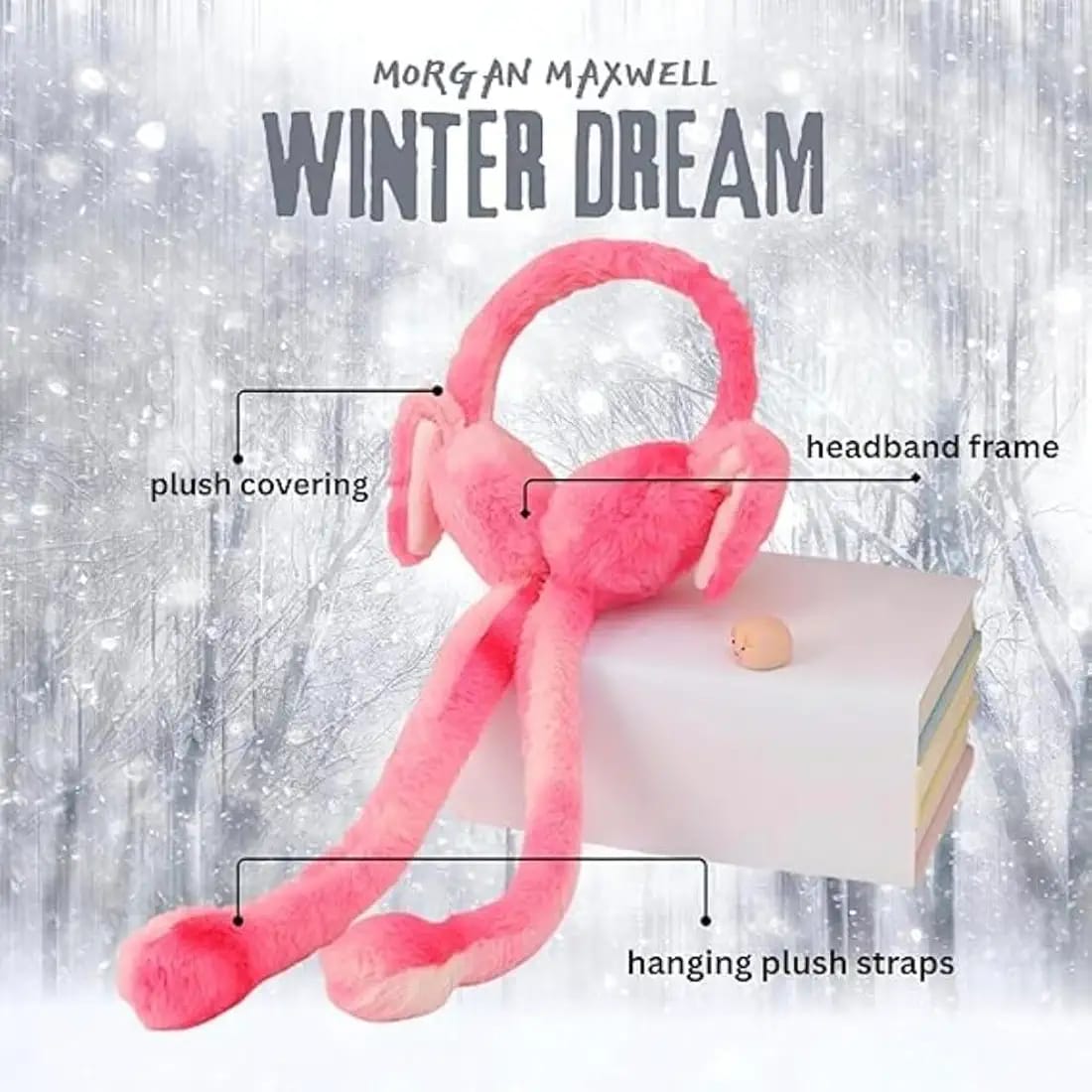 Winter Earmuffs for Kids – Soft Plush Bunny Ear Warmers with Moving Ears & Chu Chu Sound | Faux Fur Warm Ear Muffs for Girls, Boys, Women & Cold Weather Protection ( High Quality)