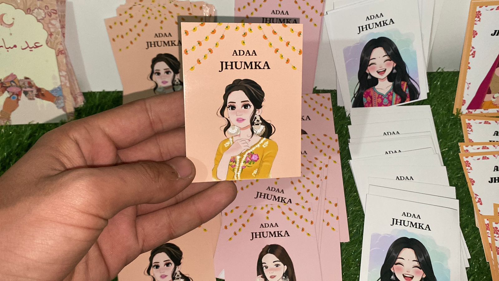 Custom Jhumka Display Cards | Jewelry Branding Packaging | Wholesale