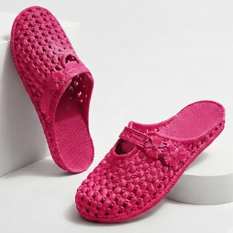 Korean Half Shoes & Loafers Nylon Cut Shoes for women Casual Slip-On Loafers