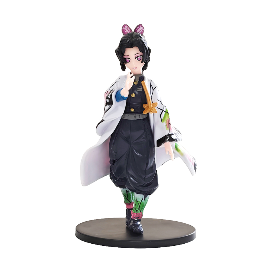 15cm Anime Demon Slayer Figure Doll Toy Nezuko Tanjirou Zenitsu Inosuke Kyoujurou Shinobu Giyuu Qposket Model Toy 