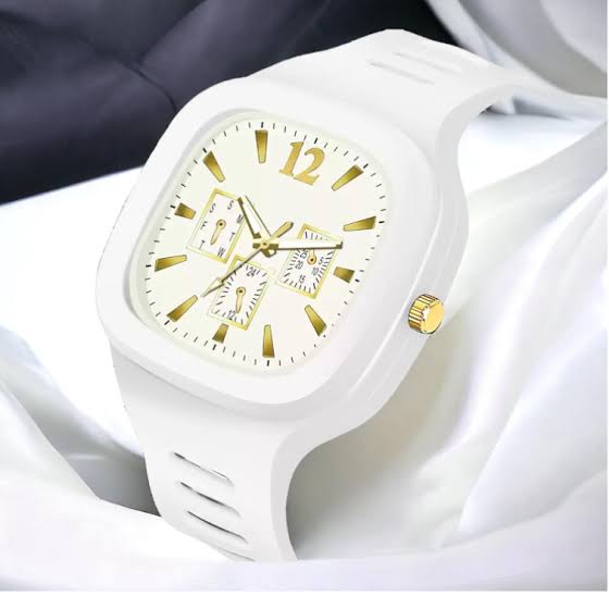 High Quality Diamond Two Tone Watch For Men's - Stainless Steel Watch For Boys