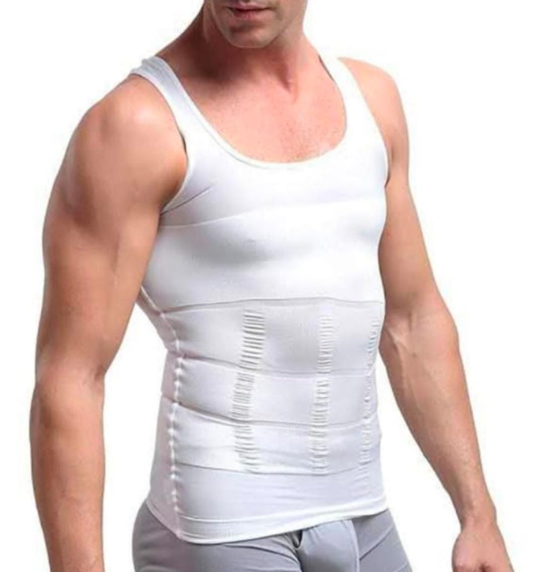 Men Slimming Tank Top Body Shaper Compression Shirts For Men /Breathable and Comfortable