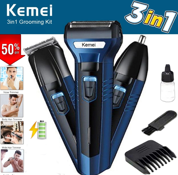 Original Shaving Machine 3 in 1 Rechargeable Hair Clipper Shaver Beard Styling Trimmer Hair Removal Machine For Men