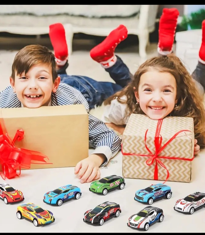 50pcs Alloy Mini Pull Back Toy Car, Pull Back Car Toy Set, Mini Racing Vehicle Toy Model, Nice Birthday Gift for Kids box pack