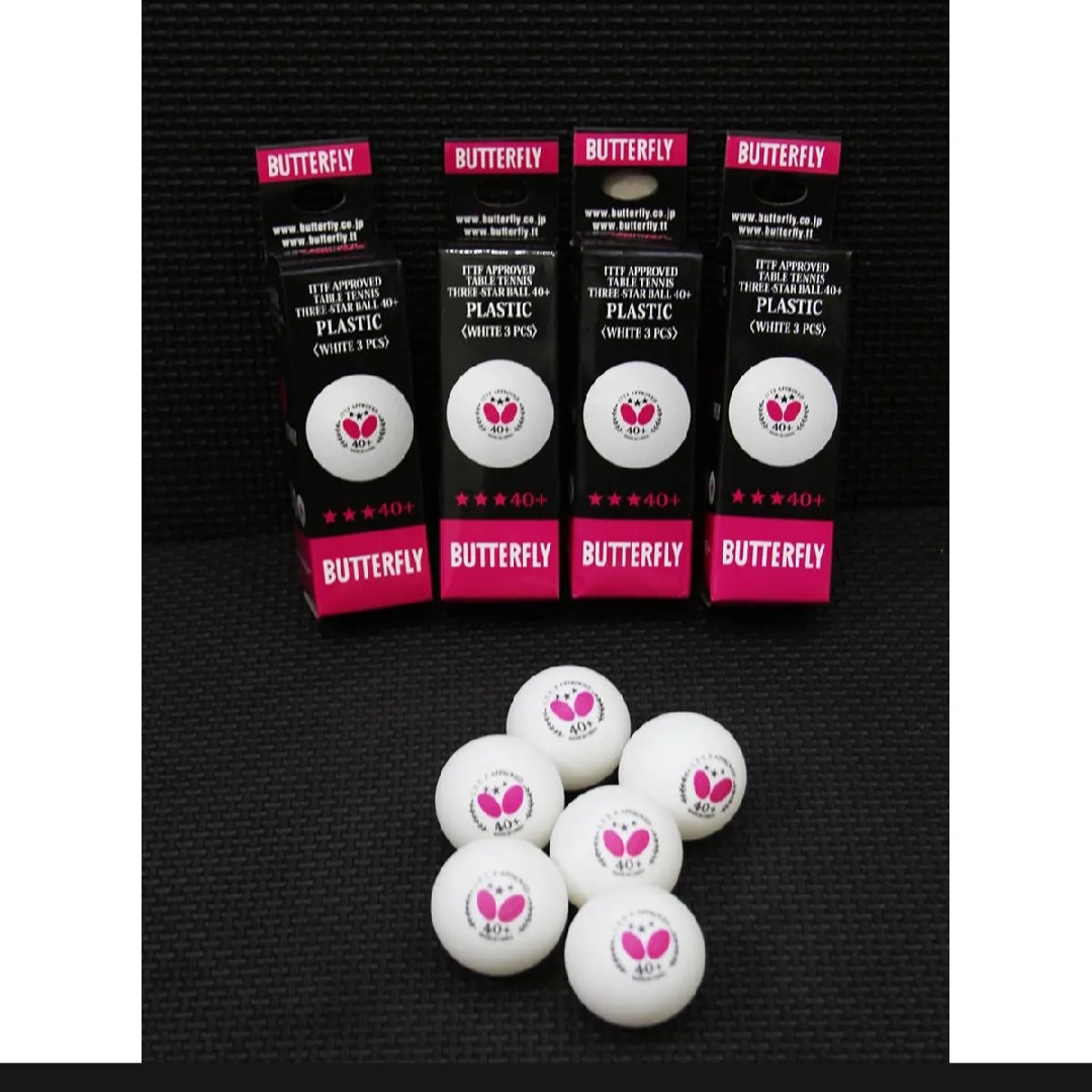 BUTTERFLY TABLE TENNIS BALLS (pack of 3)