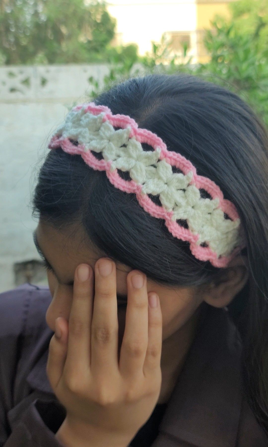 handmade crochet hair bands in different designs